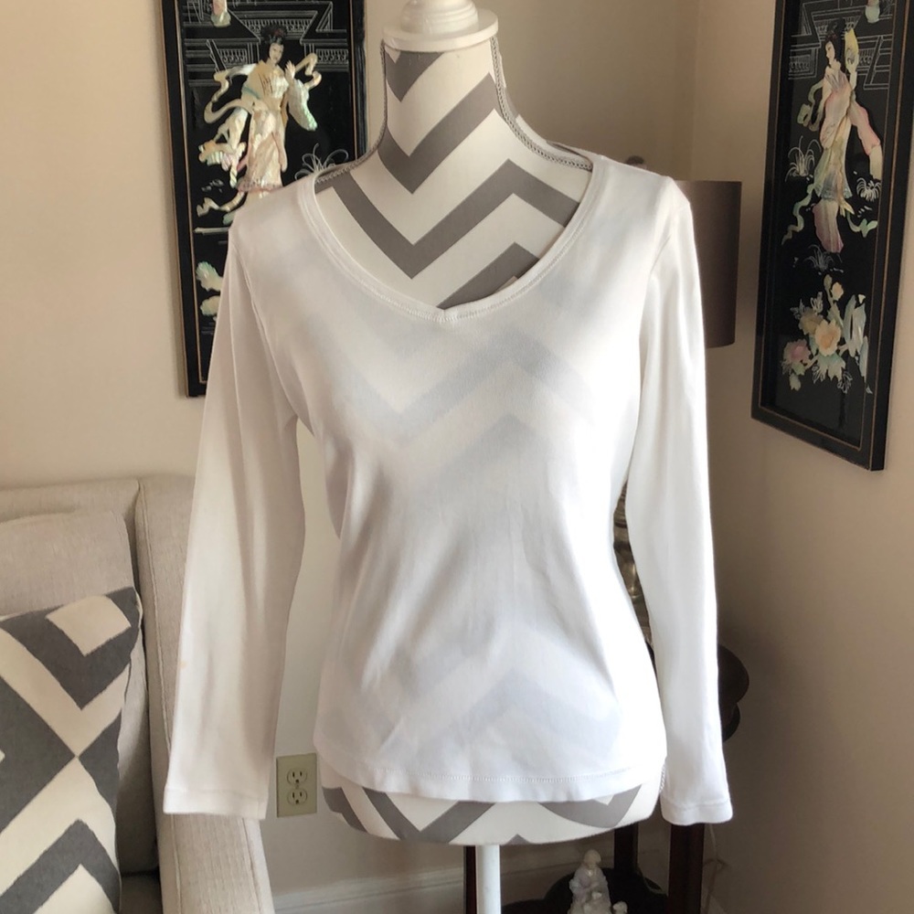 Ann Taylor Loft White Top